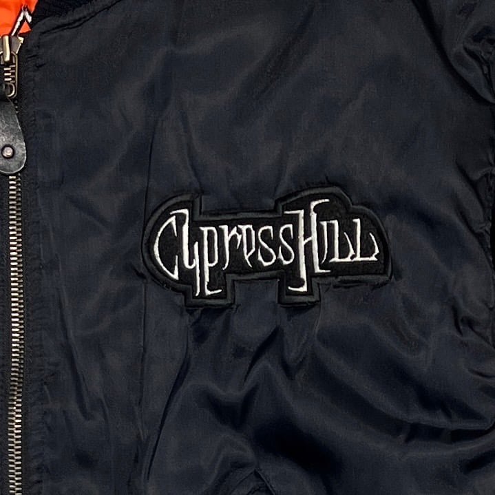 CYPRESS HILL MA-1 JACKET BLACK XL 8911 | greatL