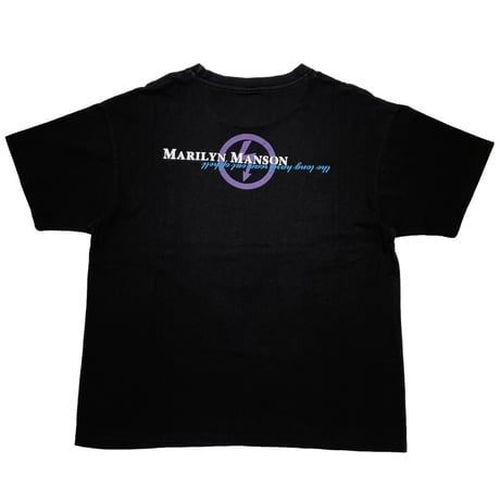 MARILYN MANSON 1998 the long hard road out of hell FRONT COVER DESIGN FITS XL 1612