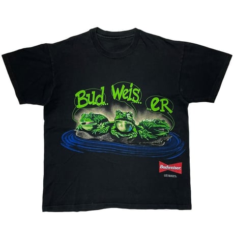 Budweiser 3 FROGS 1995 YOUR AND OR MINE ? FITS LARGE 0393