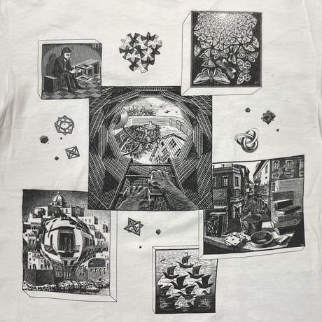 M.C.ESCHER 1991 ART WHITE ANDAZIA XL 2261
