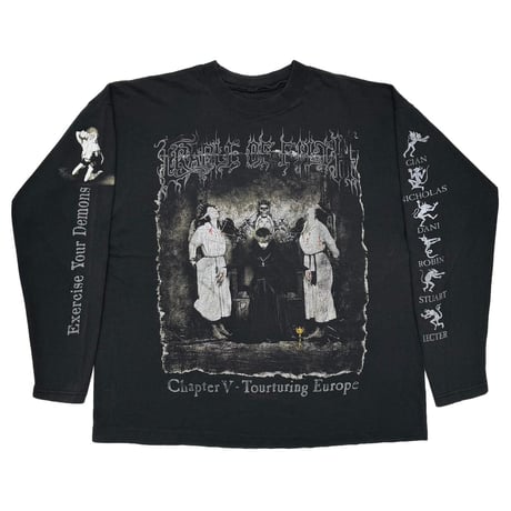CRADLE OF FILTH CHAPTER V~ TOURTURNING LS FITS XL 5567