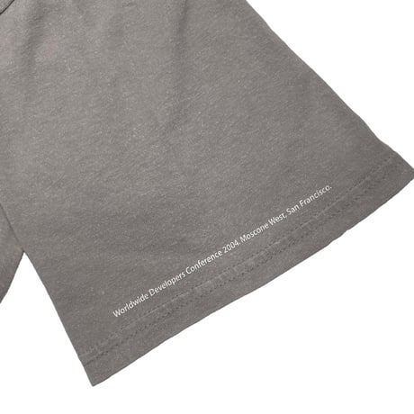 Apple WWDC 2004 PROMO CHARCOAL Hanes XL 7799