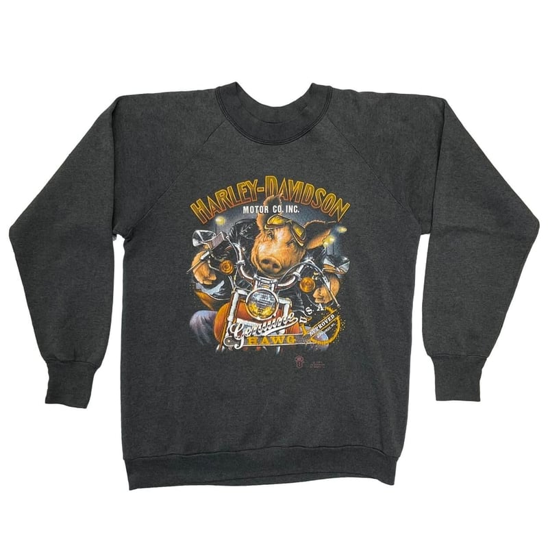 HARLEY DAVIDSON HOG 3D EMBLEM CREWNECK SWEAT 19