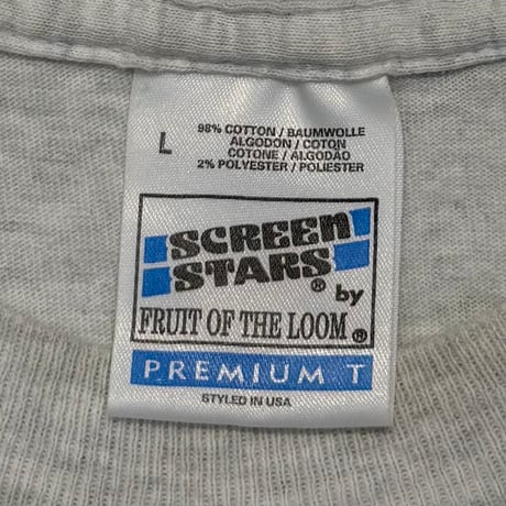 oasis BE HERE NOW ASH GREY SCREEN STARS LARGE 7485