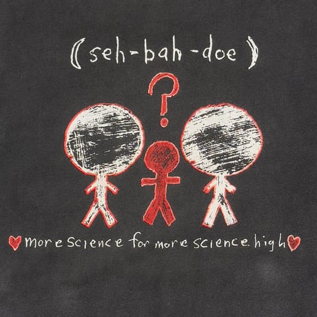 SEBADOH MORE SCIENCE FOR MORE SCIENCE HIGH BLACK HANES XL 8091