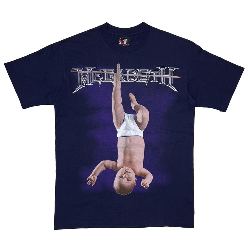 MEGADETH 1994 YOUTHANASIA NAVY giant BY TEE JAY