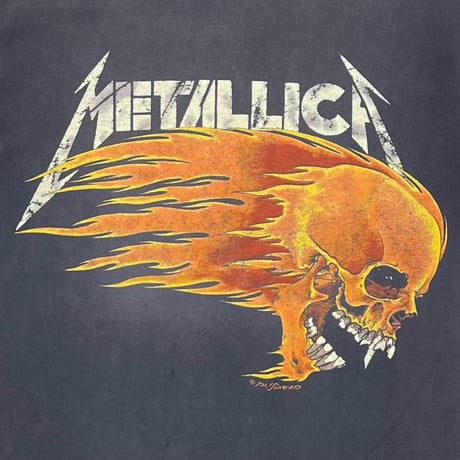 METALLICA PUSHEAD SIDE FLAME GIANT BY TEEJAYS XL 5334