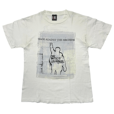 RAGE AGAINST THE MACHINE 1999 THE BATTLE OF LOS ANGELES GIANT FITS LARGE WHITE 3210