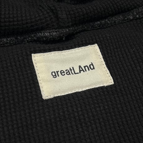 greatLAnd ORIGINAL CLUNKERS ZIP HOODIE / DOUBLE FACE