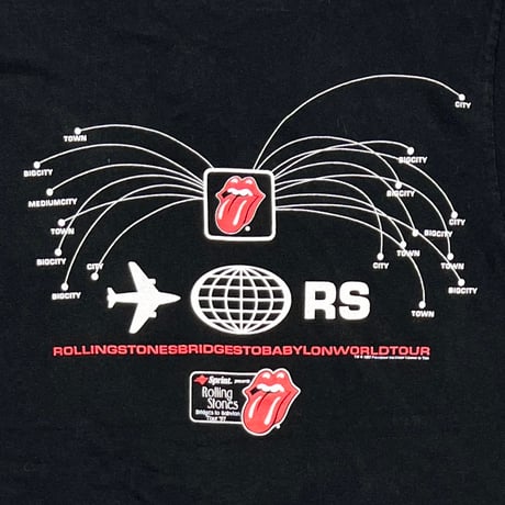 THE ROLLING STONES AIR PLANE BRIDGES TO BABYLON WORLD TOUR 1997 ANVIL LARGE 7773