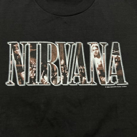 NIRVANA LOGO TEE PERFORMANCE ON MTV UNPLUGGED  FITS LARGE 5808