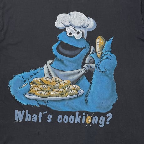 SESAME STREET COOKIE MONSTER WHAT'S COOKIENG? REDWOOD LARGE 1149