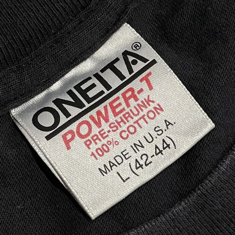 APPLE LOGO TEE TRAVIS SCOTT WEARING ONEITA LARG