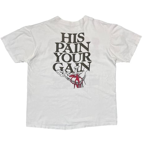LORD'S GYM 1990 HIS PAIN YOUR GAIN WHITE XL 0110