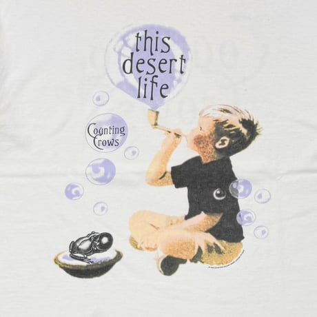 COUNTING CROWS 1999 THIS DESERT LIFE WHITE CHAMP XL 8256