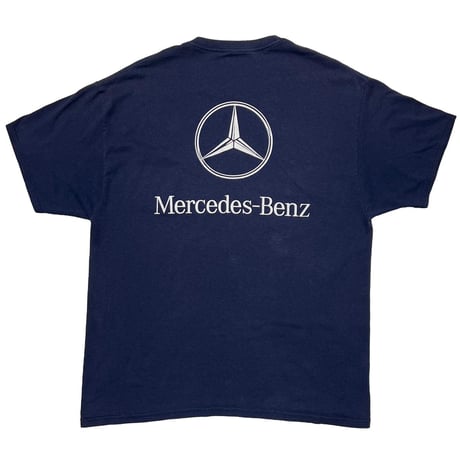 MERCEDES-BENZ LOGO POCKET TEE NAVY FITS LARGE 2997
