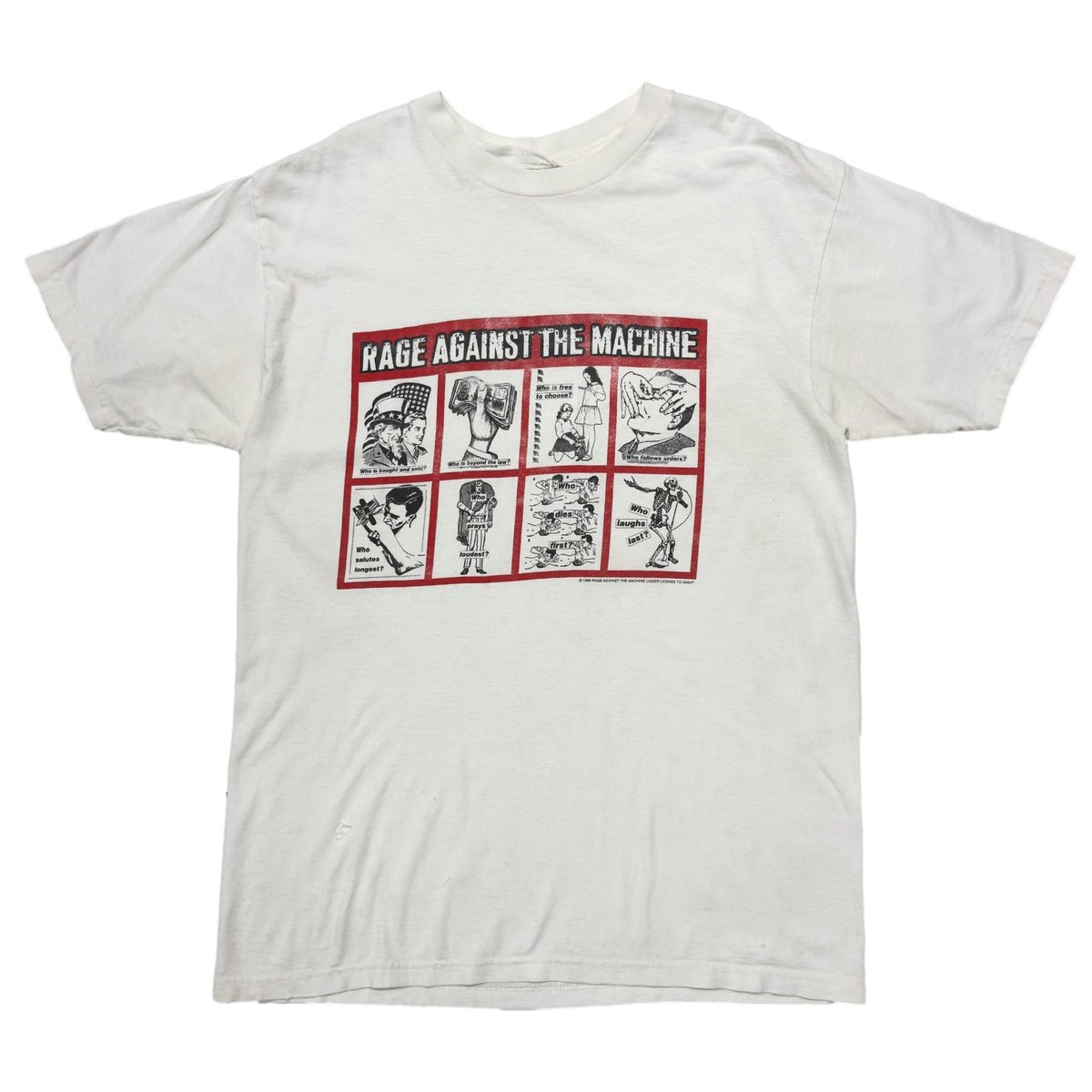 RAGE AGAINST THE MACHINE 1999 BARBARA KRUGER WH