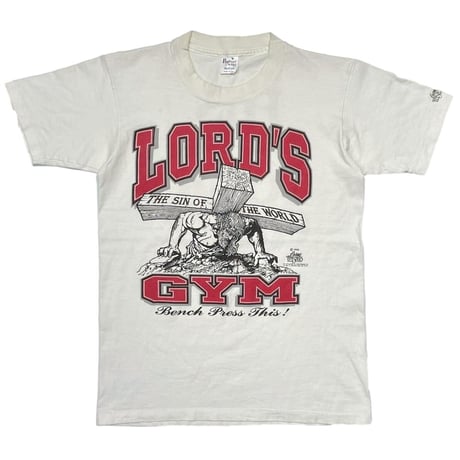 LORD'S GYM HIS PAIN YOUR GAIN WHITE MEDIUM 5778