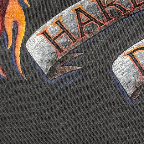 HARLEY DAVIDSON FLAMING EAGLE POCKET TEE XL 8331