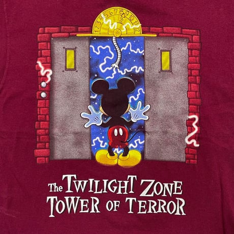 DISNEY THE TWILIGHT ZONE DOUBLESIDE BURGUNDY LARGE 3121