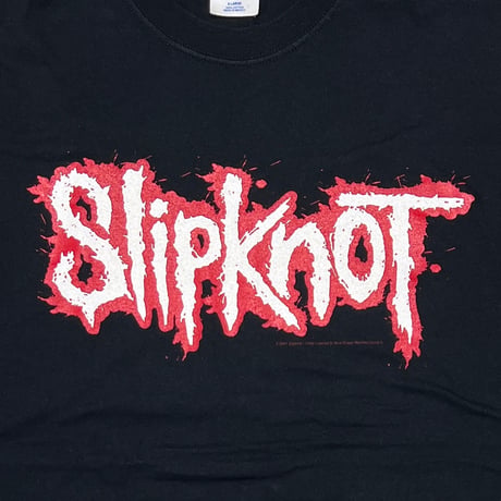 Slipknot 2001 DOUBLE SIDE LOGO M&O XL 8552