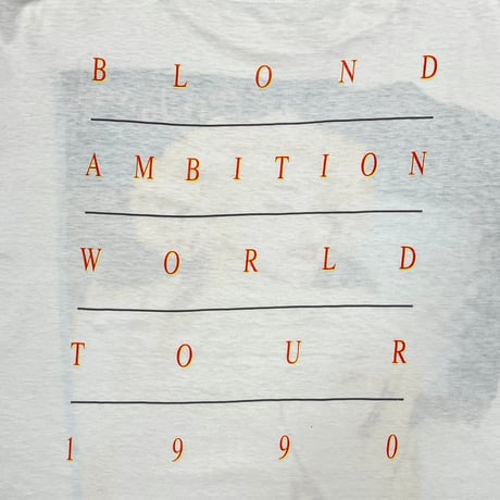 MADONNA BLOND AMBITION WORLD TOUR 1990 WHITE FITS LARGE 3827