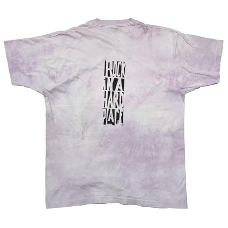 AEROSMITH ROCK IN A HARD PLACE TIE DYE LIGHT PURPLE FRUIT OF THE LOOM XL 4027