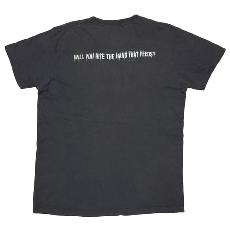 NINE INCH NAILS BOX LOGO WAVEFORM WILL YOU BITE THE HAND THAT FEEDS ? giant FITS LARGE 3993