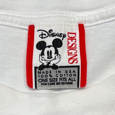 DISNEY VINTAGE MICKEY MOUSE Norman Rockwell PARODY WHITE OSFA FITS XL 9543