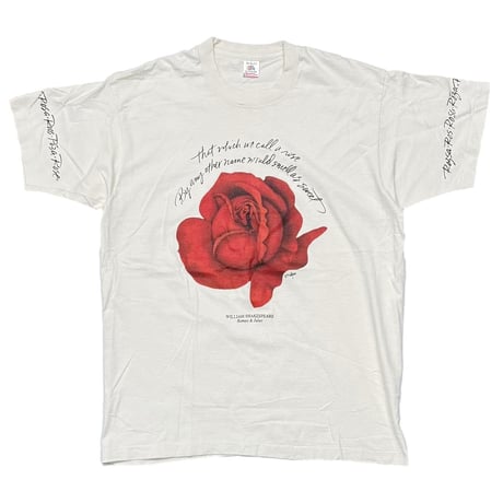 William Shakespeare 1994 Romeo & Juliet ROSE NATURAL FRUIT OF THE LOOM XL 9373