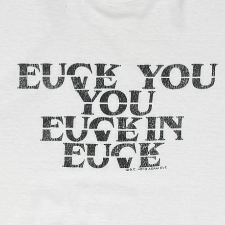 greatLAnd ORIGINAL fuck love shirt / new vintage FRUIT OF THE LOOM XL 6026