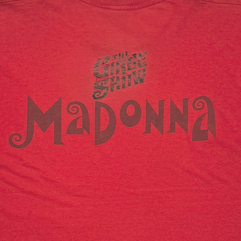 MADONNA THE GIRLIE SHOW RED FITS XL 8998 | grea