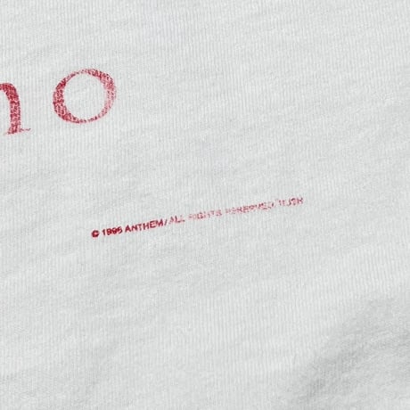 RUSH TEST FOR ECHO 1996-97 TOUR WHITE HANES XL 2714