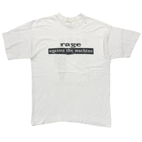 RAGE AGAINST THE MACHINE WE HAVE DETERMINED WHITE BRIGHT GREEN EURO XL 6734