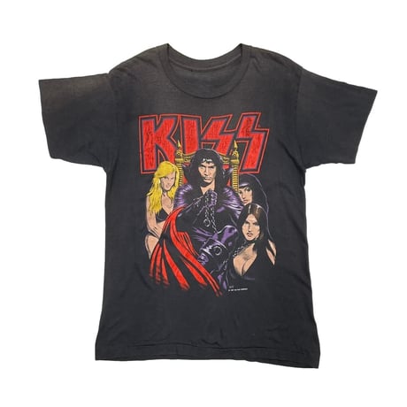 KISS 1987 IT'S A DIRTY JOB BUT SOMEBODY HAS TO DO IT! TEE FIT LIKE LARGE 7092