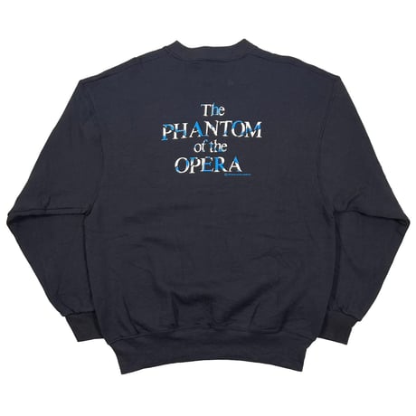 PHANTOM OF THE OPERA FRONT MASK CREWNECK SWEAT FRUIT OF THE LOOM LARGE 4551