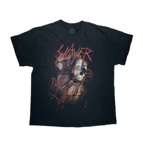 SLAYER AMERICAN FLAG SKULL XL 0019