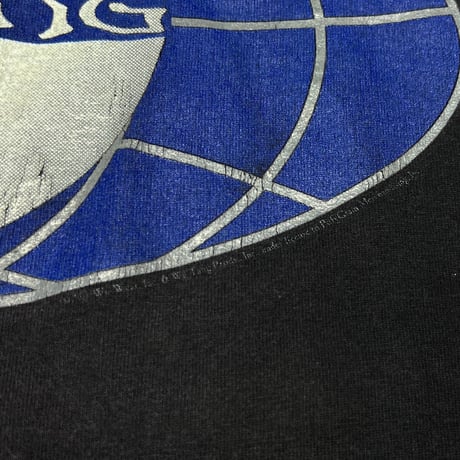 WU-TANG CLAN BLUE GLOBE LOGO BACK MEMBER POLYGRAM XL 2139