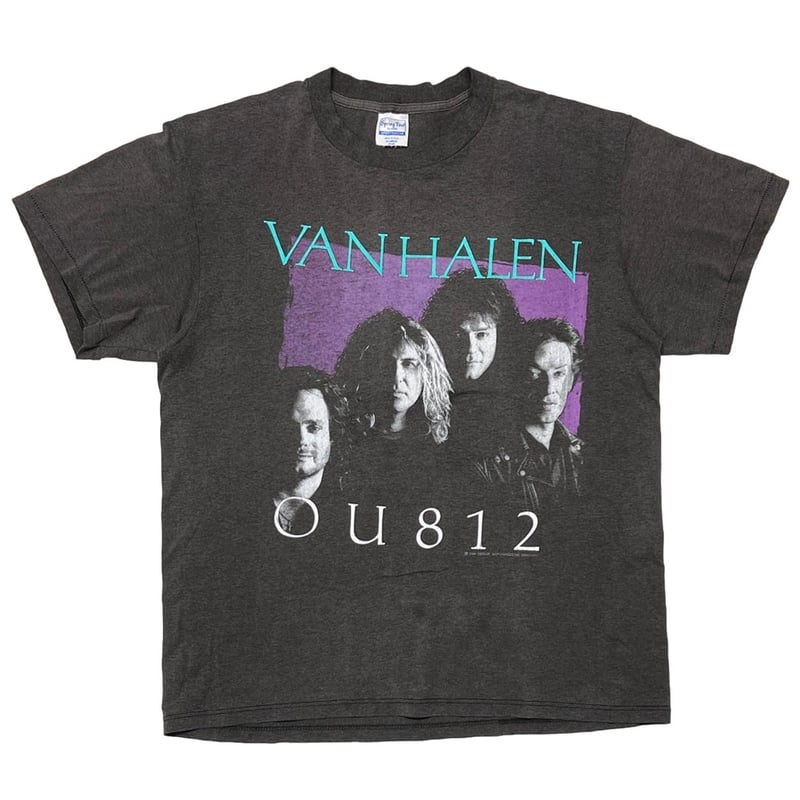 VAN HALEN OU812ワールドツアー Tシャツ Vintage 1988 Van Halen OU812 World Tour T-Shirt – Sabbatical