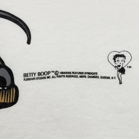 BETTY BOOP 1994 u may B da Man WHITE CHANGES LARGE 0073