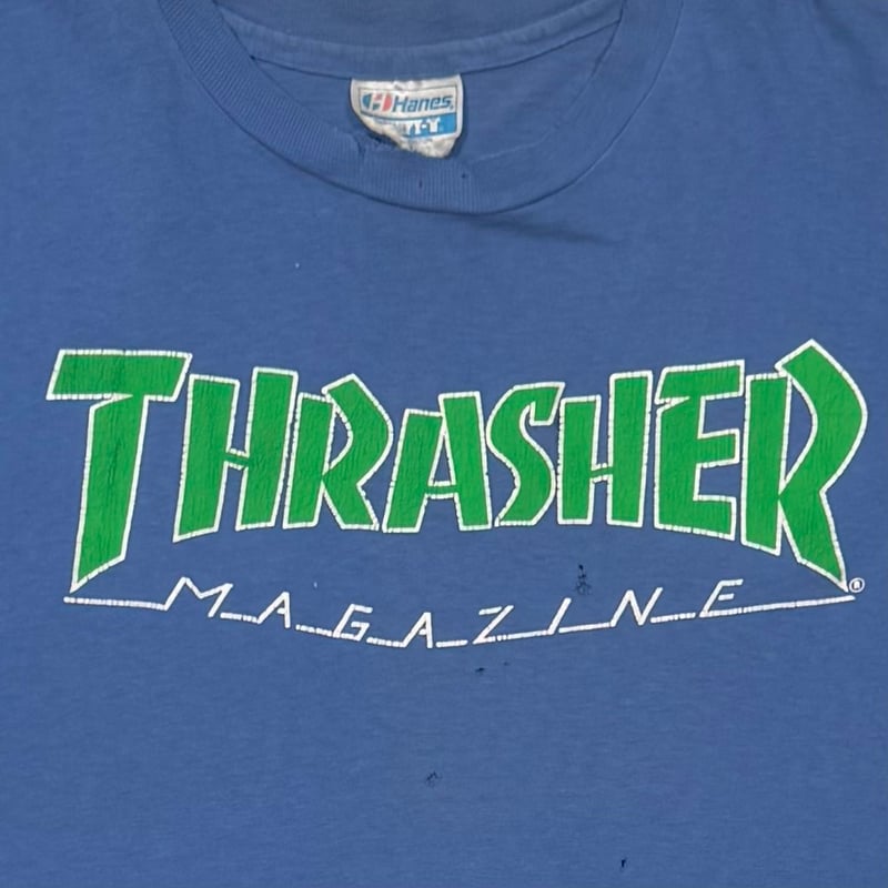 ヘインズ　US製　スラッシャー THRASHER スラッシャー 90s 90年代 Hanes ヘインズ 2枚タグ
