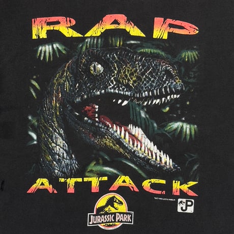 JURASSIC PARK 1993 RAP ATTACK FITS XL 9776
