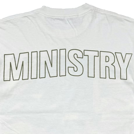 MINISTRY 1995 TOUR WHITE FITS XL 5083
