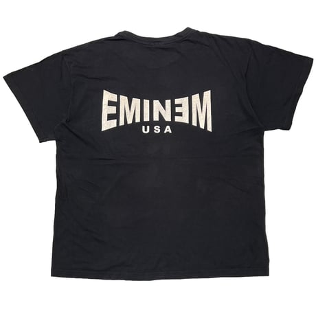 EMINEM EURO BOOTLEG BACK TEXT LOGO XL 9070