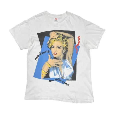 MADONNA BLOND AMBITION TOUR 1990 HANES LARGE WHITE 3994