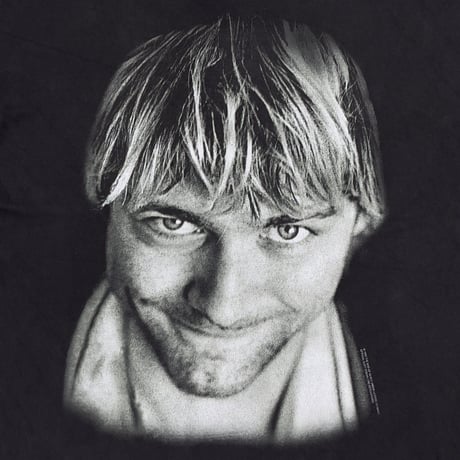 NIRVANA 1998 KURT COBAIN MEMORIAL FACE BLACK GIANT XL 1198