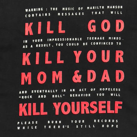 MARILYN MANSON ANTICHRIST SUPERSTAR KILL GOD BOOTLEG LARGE 0795