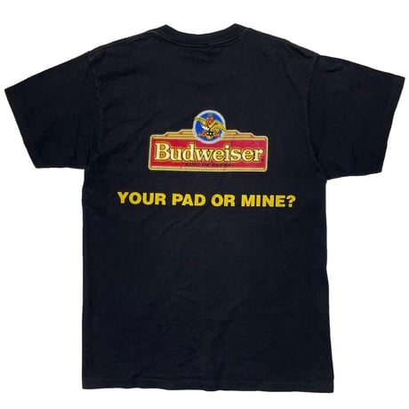 Budweiser 3 FROGS 1995 YOUR PAD OR MINE ? TULTEX MEDIUM 0395