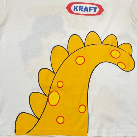 KRAFT CHEESASAURUS REX WHITE FRUIT OF THE LOOM XL 1209