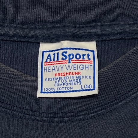 NIRVANA KURT COBAIN 2000 NAVY ALL SPORT LARGE 4213